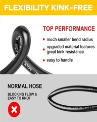 POHIR 50ft Pressure Washer Hose with M22 to 3/8” Quick Connect Set, 1/4 inch…