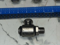 9 QTY! BULK- JE Adams 7035 90° Swivel Stainless Steel 3/8” M X 3/8” F 5000 PSI