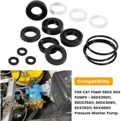 Seal Kit 34262 for Cat Pump 66DX 6DX Pressure Washer Pump 66DX40G1I 6DX35G1I