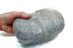Aluminum Wool (FINE Grade) – 3.5oz Skein/Wad – by Rogue River Tools. Soft clean!