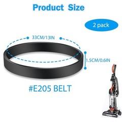 Vacuum Belt for Eureka PowerSpeed Replacement Part E0205 Drive Belt NEU180 Set
