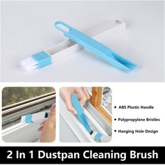 Window Cleaner Set, 17Pcs Door Tracks Groove Crevice Cleaning Colors