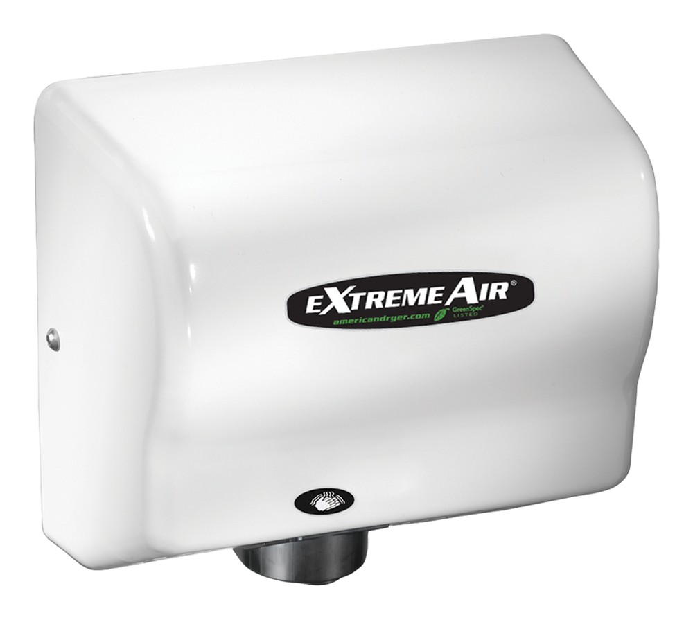 American ExtremeAir GXT9-M Automatic Surface Mount Hand Dryer White Steel Cover