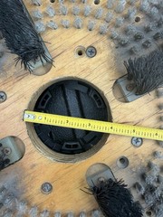 17” Inch Malish Tru-fit NP-9200 rotary Machine floor scrubbing brush