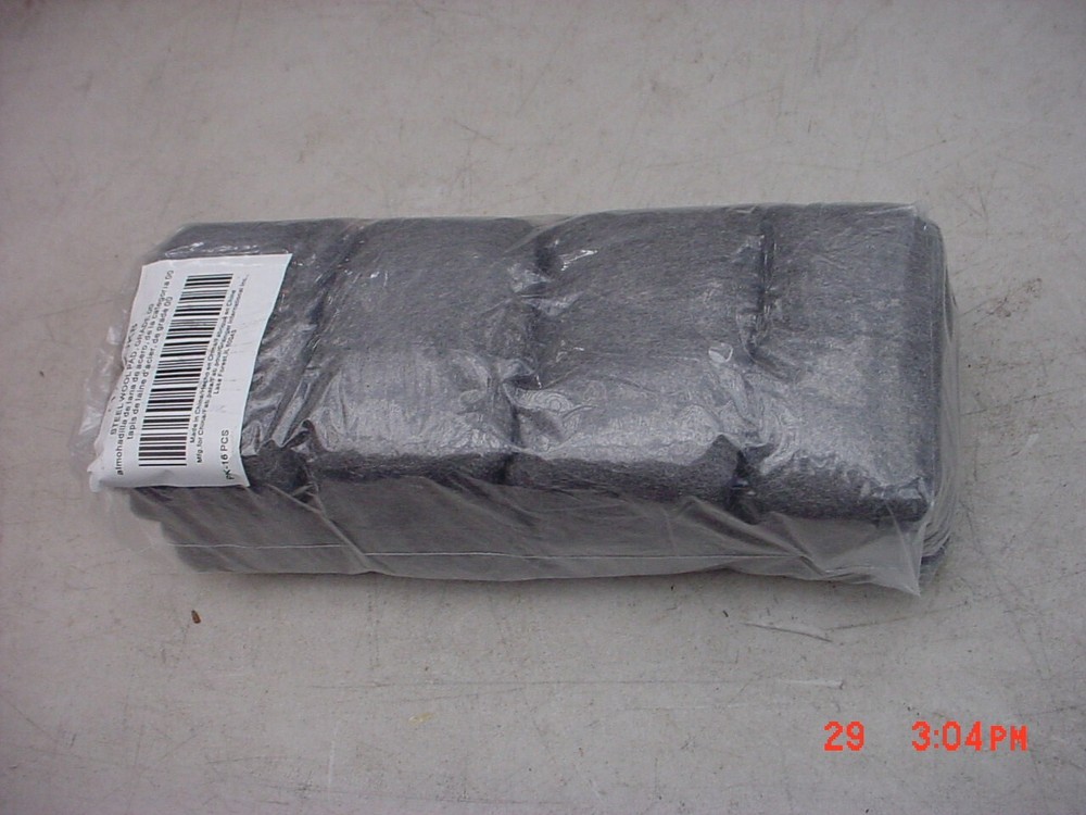GRAINGER APPROVED 2KJK8 Grade 00 Steel Wool Case of 192 (12 x 16)