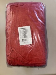 Red Shop Towels Cleaning Wiping Cotton Rags Sealed50ea SameDayHandling &FastUSPS