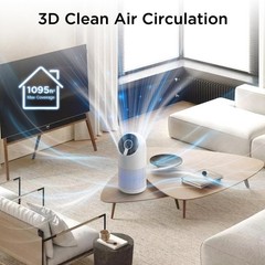 MOOKA Air Purifiers for Home Large Room up to 1095ft², H13 HEPA Filter Air
