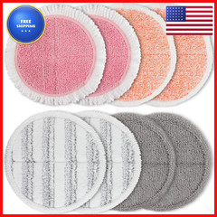 Bozdyru Spin Cordless Electric Mop Pads 6.5/6.3/6 Inch Steam/Electric Mop Pads