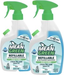 Mean Green Refillable Glass Cleaner Concentrate, 14.3 oz – 396270 (2-PACK)