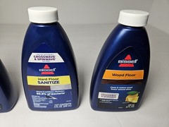 3 BISSELL WOOD HARD FLOOR CLEANER & SANITIZER 8fl oz CROSSWAVE SPINWAVE