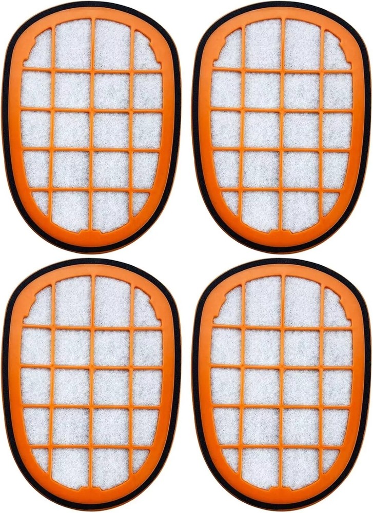 4 Pack Vacuum Filter Compatible for Black & Decker CHV1510, BDH2000L, CHV1410L