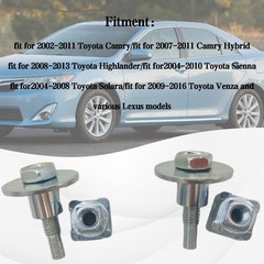 Engine Air Filter Box Bolt Washer & Nut Set – 2 Pairs Compatible with Toyota …