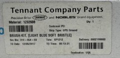 Tennant Nobles 1232608 I-Mop 9″ Disc Brush Set Light Blue (Box of 2)