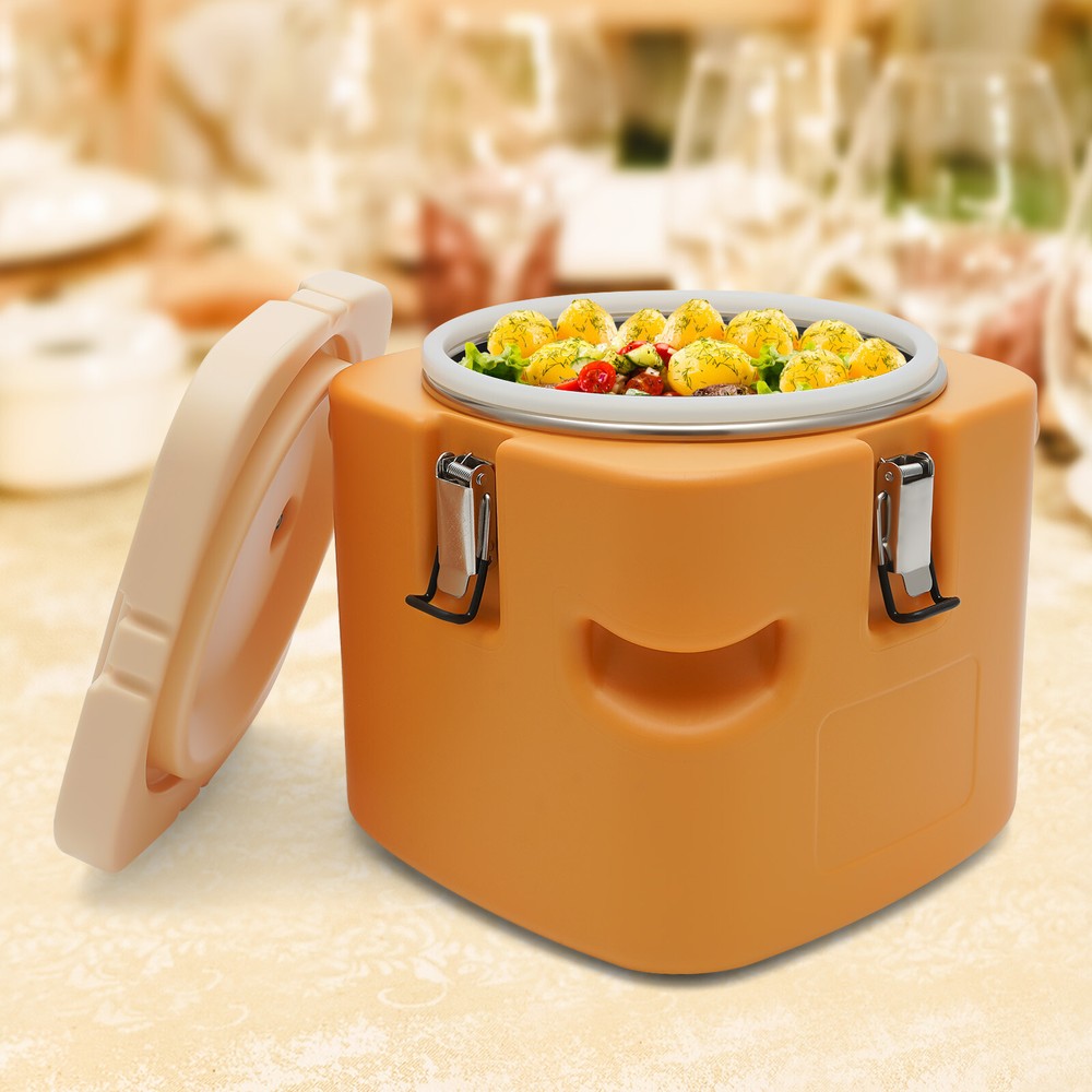 Insulated Food Pan Rack, 2.5gal Capacity, Durable 304 Stainless Steel with