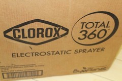 Clorox Total 360 System Electrostatic Sprayer, Cart System, Trigger, Hose #60025