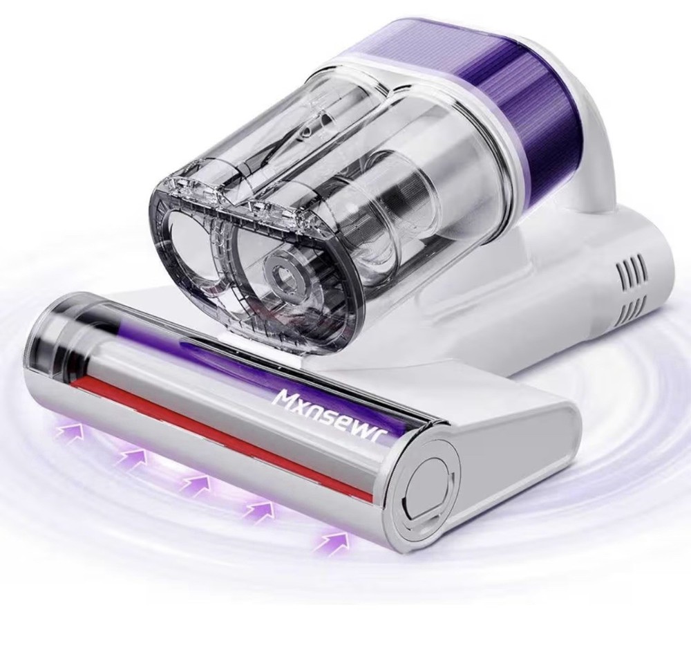 Mxnsewr Ultrasonic Clean,UV Light Handheld Vacuum HEPA Bagless 0.5L Hot Drying