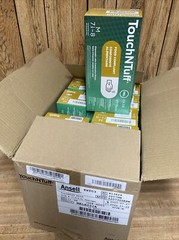 Box Of 1000 Ansell 69-318 Disposable Gloves, Size Medium, 5 mil, New
