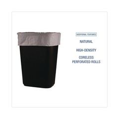 GEN 303613 30-gal. 10 mics Can Liners – Natural (25 Bags/RL, 20 RL/CT) New