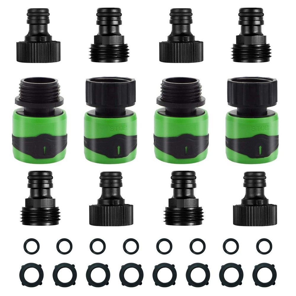 JUSONEY Garden Hose Quick Connect Male and Female- Link and…