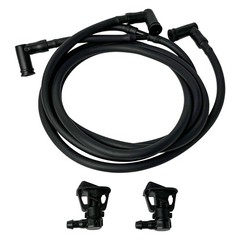 Windshield Wiper Nozzle Fluid Hose Kit For 2013-2019 Wrangler JK JKU 68197414AB