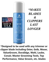 ANDIS 5in1 CLIPPER BLADE CARE PLUS Spray Cleaner,Cooling,Lube*AlsoFor Wahl,Oster