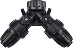 1/2 Inch 1/2" Y Hose Splitter, inch irrigation tubing connectors