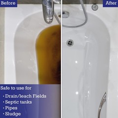 2-Pack Value BUNDLE of Drain Field Bundle, White with Blue Specks