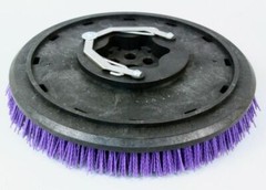 Set (2) Tennant 399242 T5 Nobles SS5 16″ Floor Scrubber Grit Abrasive Brushes