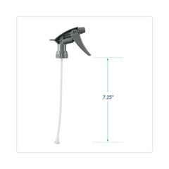 Boardwalk 72108 320CR 7.25″ Tube Chemical-Resistant Trigger Sprayer (24/Ct) New