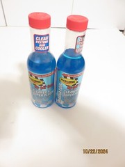 Lot of 2 Rislone Hy-per Cool Radiator Cleaner and Super Flush 16oz Fast Shipping