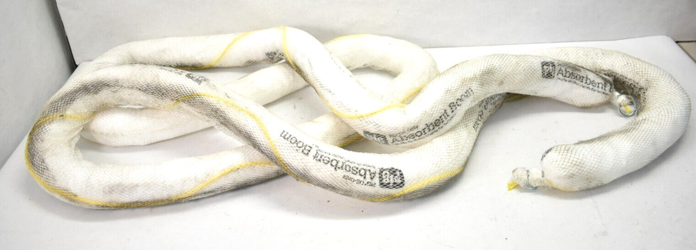 Pig Absorbent Boom Sock 20′ L Oil Only 5″ Dia Cylinder Skimmer Sleeve READ