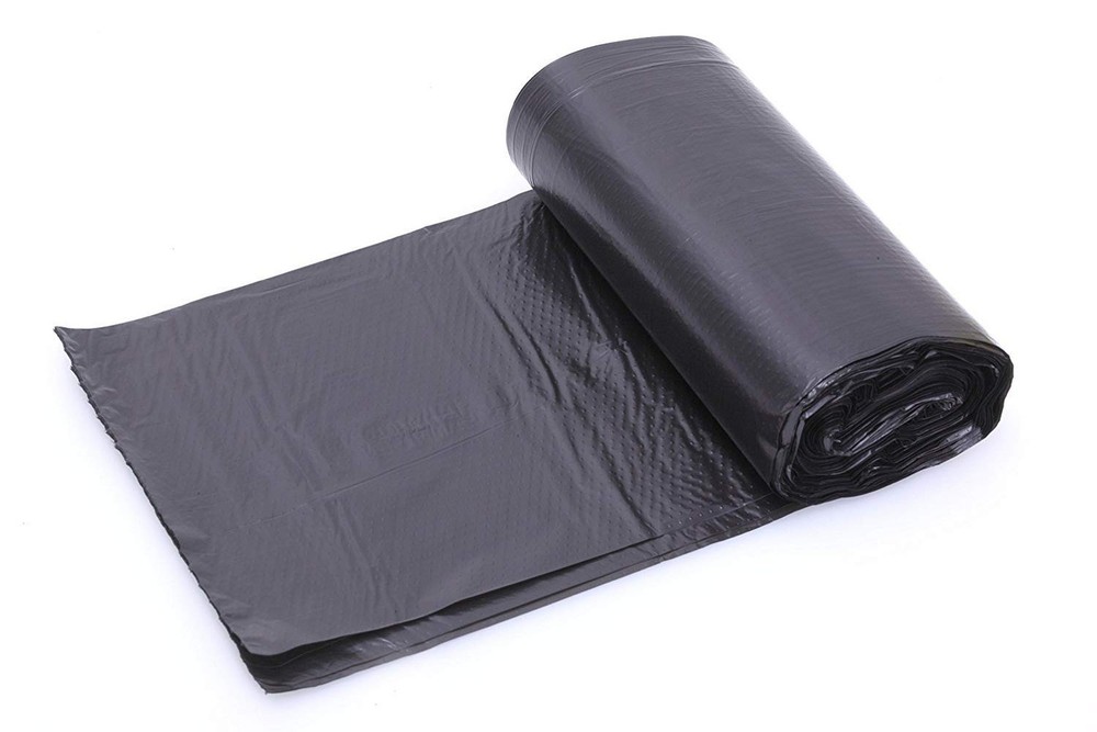 2.6-4 Gallon Black Small Trash Bags, Thin Material, Office Bedroom Wastebaske…