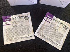 300 PDI Super Sani Cloth X-Large Germicidal 6x 50 Individual Wipes 11.5×11.75″