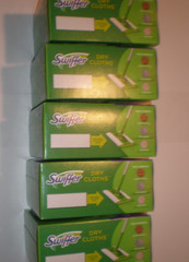 Swiffer Dry Sweeping Cloths Febreze Lavender 5 boxes 80 Total Cloths