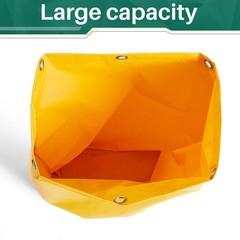 16 x 11 x 27 inch Janitorial Cleaning Cart Bag High Capacity Commercial Janit…