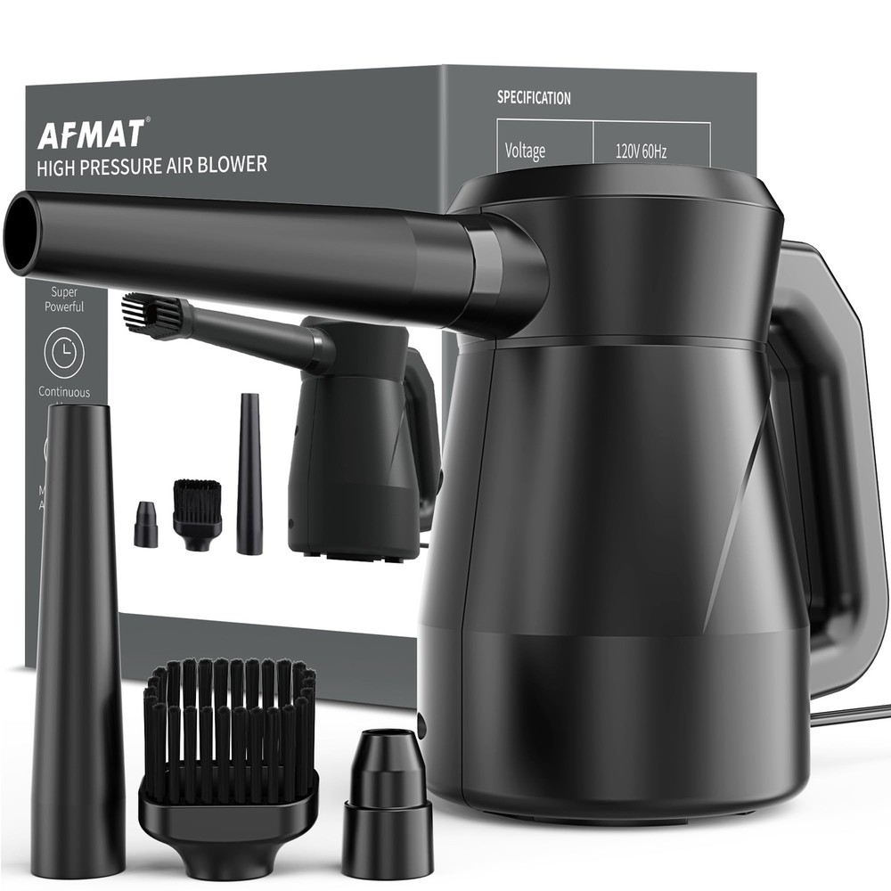 AFMAT Electric Air Duster Air Blower, Replacement for Compressed Air Cans, Mu…