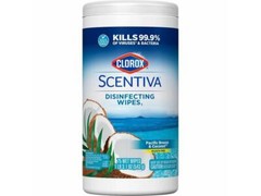 Clorox Scentiva Wipes, Bleach Free Cleaning Wipes – 75Wipes/Canister 60037
