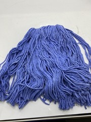 BOARDWALK 2024B MOP HEAD, STANDARD HEAD, COTTON/SYNTHETIC FIBER, CUT-END – BLUE