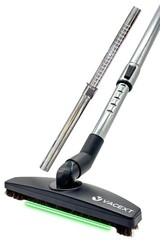 1.25 Inch Stainless Steel Vacuum Extension Wand Compatible 39 inches, Black