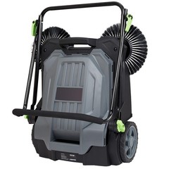 VEVOR Walk-behind Hand Push Floor Sweeper 25.6″ Width 5 Gallon Waste Container