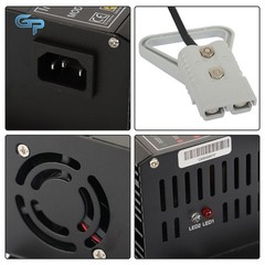 SB175 Connector 24Volt Floor Scrubber Pallet Jack Battery Charger w/ 175A Rating