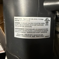 Sanitaire SC412 Type A Transport Commercial Backpack Vacuum w/ Hose Attachment