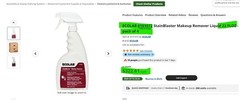 (4) 22oz ea. ECOLAB 6101072 StainBlaster Makeup Remover Laundry Pre-Spotter