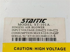 Staitic ST101A Ionizing Air Blower Fast Shipping 30 Days Warranty