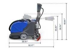 Scrubber dryer – Cleaning machine – scrubbing machine SWM30, 12,917 ft²/h