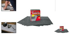 Oil Absorbent Pads – 15″ x 18″, 6-Pack, Grey – For Cars, Tools & More