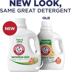 ARM & HAMMER Sensitive Skin Free & Clear Liquid Laundry Detergent, 105 fl oz, 10