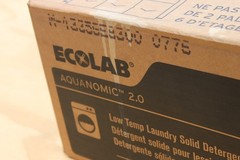 (4) 9-LB ea. Ecolab 6101766 AQUANOMIC 2.0 Low-Temp Laundry Solid Detergent