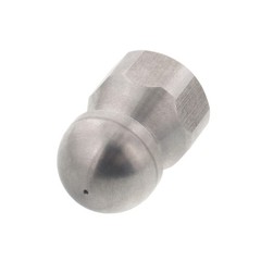 Erie Tools Button Nose 3/8″ Sewer Jetter Drain Cleaning Nozzle 5.5 Orifice Size