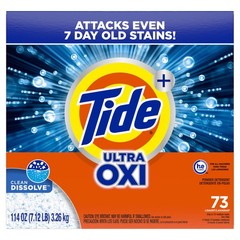 Tide Ultra OXI Powder Laundry Detergent 114 Ounce (Pack of 1)